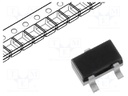Sensor: Hall; unipolar; Case: SOT23; Range: 240÷460Gs; Usup: 3÷24VDC