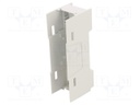Enclosure: enclosure base; 22.5mm; ABS; grey; UL94HB