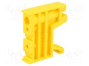 Holder; Application: ZG-G,ZUG,ZUG-G; yellow; Width: 10mm; TS35
