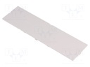 Front panel; without frame,with holder; 9M Modulbox One; grey