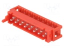 Plug; wire-board; male; PIN: 16; IDC; for ribbon cable; 30V; 1A