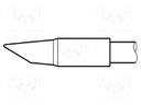 Tip; conical sloped; 3.5mm; longlife