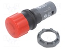 Switch: emergency stop; Stabl.pos: 2; NC x2; red; Pos: 2; Ø22mm
