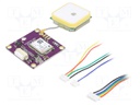 Sensor: position; GPS; 3÷5VDC; UART; antenna,module; 33x33mm