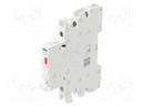 Auxiliary/signalling contacts; for DIN rail mounting; 0.1A