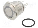 Switch: vandal resistant; Pos: 2; SPST-NO; 0.5A/220VAC; 2A/36VDC