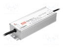 Power supply: switched-mode; LED; 81W; 54VDC; 1.5A; 90÷305VAC; IP67