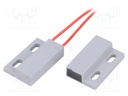 Reed switch; Pswitch: 10W; 29x18.8x6.9mm; Connection: lead; 500mA