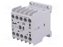 Contactor: 3-pole; NO x3; Auxiliary contacts: NO; 230VAC; 4.9A