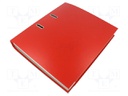 Ring binder; A4; red; W: 50mm