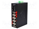 Industrial module: switch Ethernet; unmanaged; 12÷48VDC; RJ45