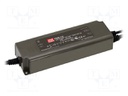 Power supply: switched-mode; for LED strips; 122.4W; 36VDC; 3.4A