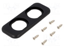 Car lighter socket housing; black