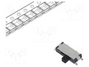 SLIDE SWITCH, SPDT, 0.025A, 24V, SMD