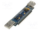 Dev.kit: FTDI; USB A x2; FIFO,I2C,SPI,UART,USB device,USB hub