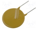 Fuse: PTC polymer; 3A; Pitch: 10.2mm; Leads dim: Ø0.81x7.6mm