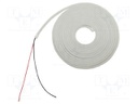 NEON LED tape; white warm; 2835; 12V; LED/m: 120; 6mm; IP65; 8W/m