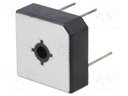 Single-phase bridge rectifier; Urmax: 400V; If: 25A; Ifsm: 400A