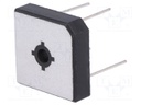 Single-phase bridge rectifier; Urmax: 50V; If: 25A; Ifsm: 400A