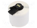 Label; 12.7mm; white; Character colour: black; H: 25.4mm