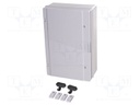 Enclosure: wall mounting; X: 410mm; Y: 610mm; Z: 202mm; ABS; IP65