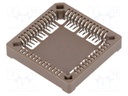 Socket: PLCC; PIN: 52; phosphor bronze; tinned; 1A