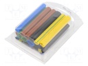 Set of heat shrink sleeves; 2: 1; 50mm; polyolefine; 22pcs.