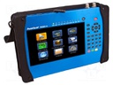 DVB-C/S2/T2 meter; TFT 7"; f range: 950÷2150MHz