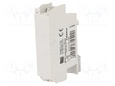Splice terminal: distribution block; ways: 1; terminals: 8; grey