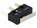 Microswitch SNAP ACTION; with lever; SPDT; 5A/125VAC; ON-(ON)
