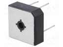 Single-phase bridge rectifier; Urmax: 50V; If: 15A; Ifsm: 300A