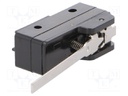 Microswitch SNAP ACTION; precise operation,with lever; SPDT