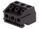 Pluggable terminal block; 5mm; angled 90°; terminal block; 300V