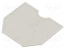 End plate; Application: WK; grey; UL94V-0