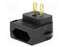 Transition: adapter; Layout: 2P+PE; black; 230VAC; 3A; PIN: 3