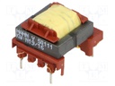 Transformer: impulse; power supply; 9V; 9V; 21.5x18x13.8mm; 7W