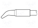 Tip; bent chisel; 3.2x1.5mm; longlife