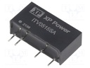 Isolated Board Mount DC/DC Converter, ITE, 1 Output, 1 W, 15 V, 66.7 mA