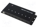 Hub USB; USB 2.0,industrial; PnP,mounted on desktop; 480Mbps