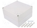 Enclosure: multipurpose; X: 175mm; Y: 175mm; Z: 100mm; MPC; IP66,IP67