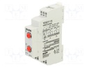 Timer; 1s÷60s; relay; 24VAC,115VAC; 24VDC; for DIN rail mounting