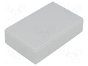 Enclosure: multipurpose; X: 57mm; Y: 90mm; Z: 24mm; ABS; grey; screwed