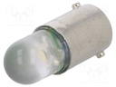 LED lamp; white; BA9S; 220VDC