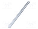 Connecting tubes; aluminium; 810mm; ELEROLL; Features: anodized