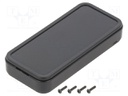 Enclosure: multipurpose; X: 35mm; Y: 75mm; Z: 12mm; CS; ABS; black
