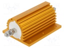 Resistor: wire-wound; with heatsink; screw; 3.9Ω; 250W; ±1%