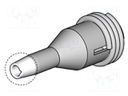 Nozzle: desoldering; 1.2x1.6mm; Features: for cleaning pads