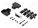 D-Sub; PIN: 15; plug; male; stamped and formed contacts; soldering