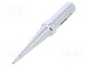 Tip; conical; 0.8mm; for  WEL.LR-21 soldering iron
