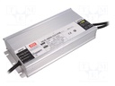 Power supply: switched-mode; LED; 480W; 114÷229VDC; 2100mA; IP67